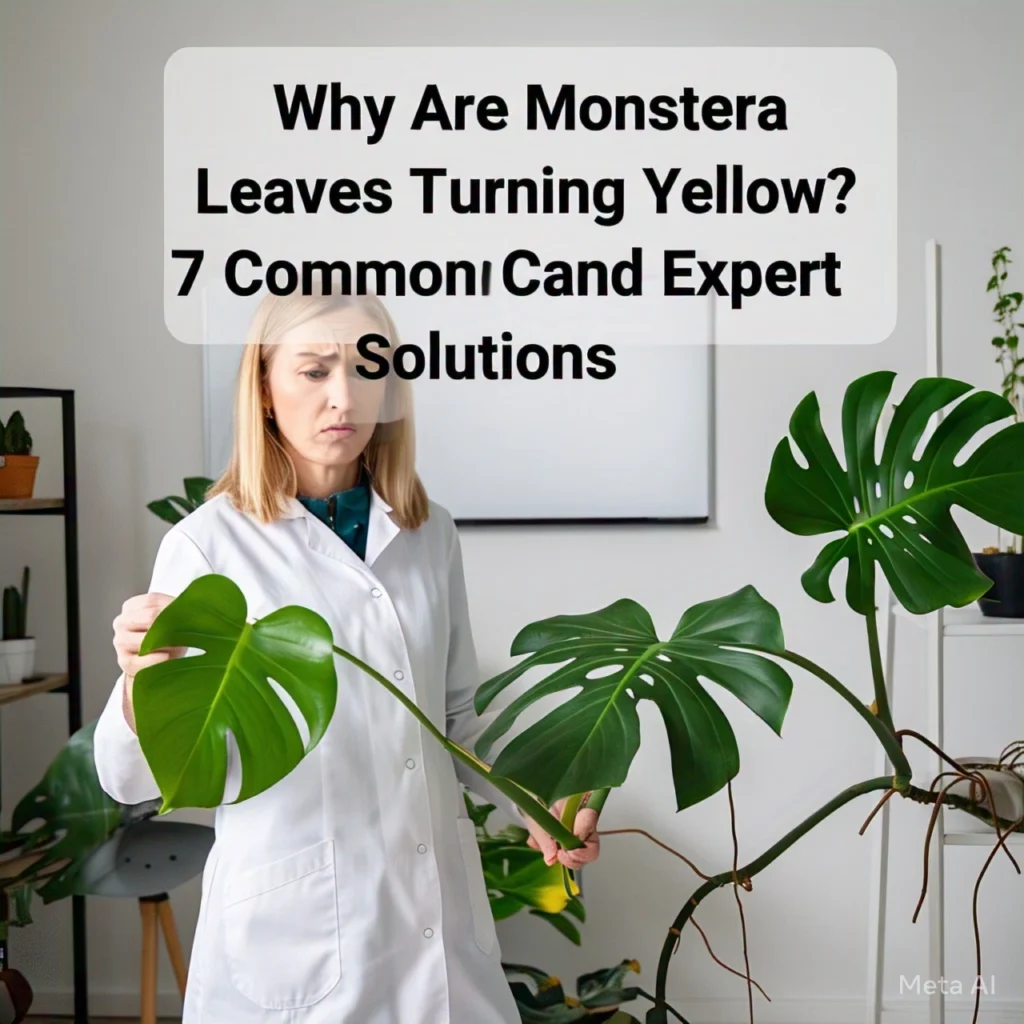why_are_monstera_leaves_turning yellow? An expert advice.