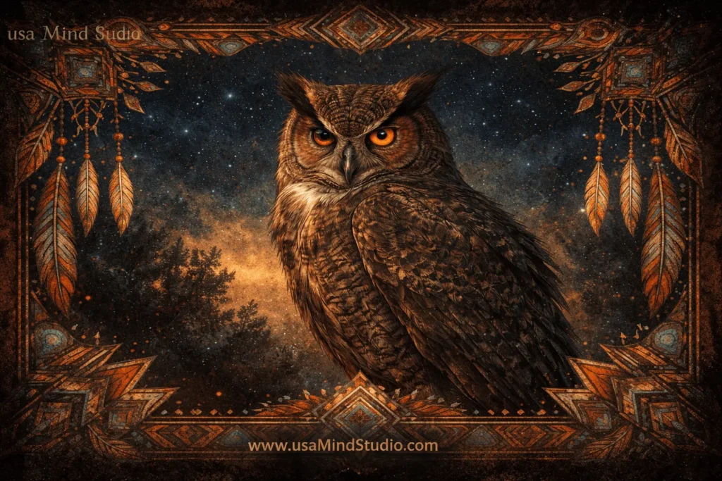 owl symbolism native american tradition healer protector death spirit medicine great horned owl meaning